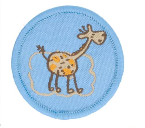 HKM 10229602 Patches, Blau, 41 mm x 41 mm von HKM