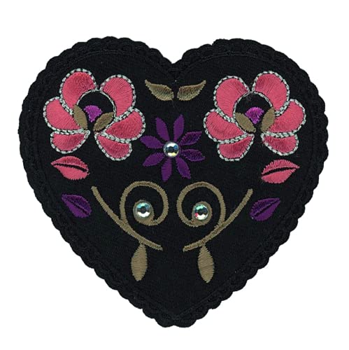 HKM 10235994 Patches, Fabric, Violett/Rosa/Schwarz, Eine Grösse von HKM