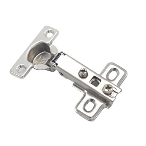 HKYBCF Scharnier für Schranktüren 2 Teile/Satz 25mm Kleine Möbel Scharnier Absenkautomatik Hydraulische Dämpfer for Küche Schrank Schrank Tür Scharniere Pufferung Hardware(2) von HKYBCF