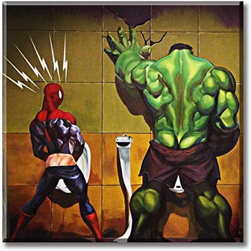 HL Lospeces Diamant-Kunst-Sets für Erwachsene und Kinder, runde Strassfarbe mit Diamanten, Spiderman-Hulk-Diamantmalerei und Punkten (30,5 x 40,6 cm) von HL Lospeces