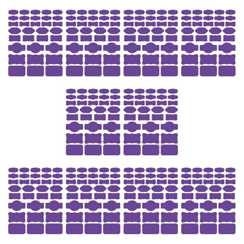 10 Blatt beschreibbare Papieraufkleber für Küche, Speisekammer, Organisation und Bastelprojekte von HLBEST