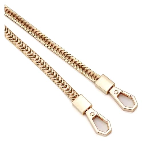 Handtaschenkette, Handtaschenkettenriemen 7 mm Ersatz-Geldbörsenkette Schultertaschenriemen Kleine Handtasche Geldbörsengriffketten Taschenkette DIY Taschengurt(Gold,120) von HLHLH