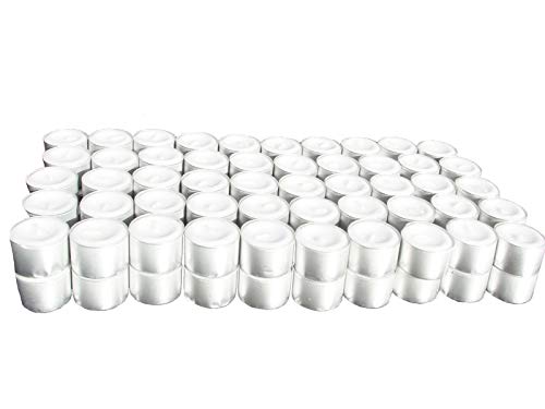 Teelichter weiß ohne Duft Großpackung 36-1000 Stk. | 4 Std. 6Std. 8Std. oder Maxi-Teelichter | aus Paraffinwachs | + GRATIS HL Kauf Block (8 Std. Teelichter + 1 HL Kauf Block, 400) von HLKauf
