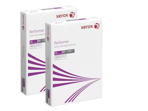 Xerox Performer Multifunktions-Papier, 80 g/m², Kopierpapier 500 1000 2500 5000 Blatt verschiedene Mengen (1000 Blatt & 1 HLKauf Block) von HLKauf