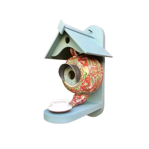 Kolibri-Futterautomat Vogelhaus-Futterspender, Teekanne, Vogelhäuschen, Hängende Kolibri-Futterspender, Wildvogel-Futterspender, Holz, Keramik, Kunstharz, Vogelhaus, Hofdekoration Einfache Installatio Kolibri-Futterautomat Vogelhaus-Futterspender, Teekanne, Vogelhäuschen, Hängende Kolibri-Futterspender, Wildvogel-Futterspender, Holz, Keramik, Kunstharz, Vogelhaus, Hofdekoration Einfache Installatio von HLXDZ