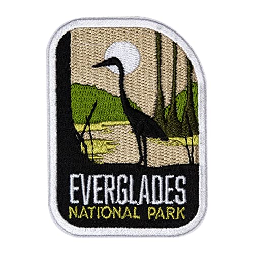 Vagabond Herz Everglades Nationalpark Patch – Everglades Souvenir – Aufbügler auf Reisen von HLXFF3