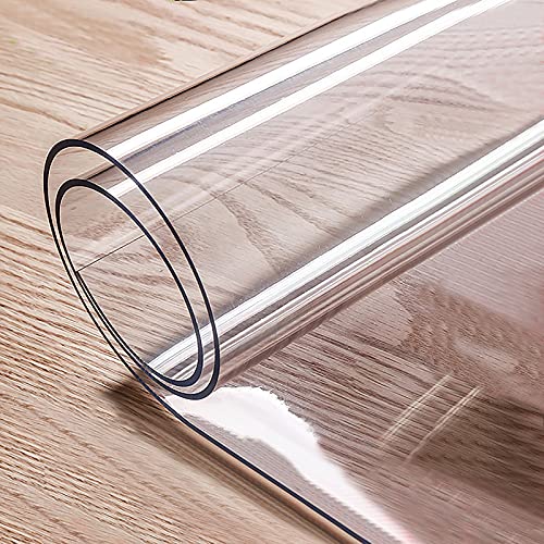 HNVBDOPAE Transparente Tischdecke, Pvchot-Tischdecke, wasserdicht, weiches Glas, transparent, für Picknicks, Schreibtische, Partys, 2 mm / 60 x 60 cm von HNVBDOPAE