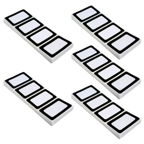 300pcs Schwarzer Grenzname Aufkleber 89x57mm Für Kindergärtenschule Glasglas Label Label Lebensmittel Aufbewahrungsetiketten Datum Label von HNsdsvcd