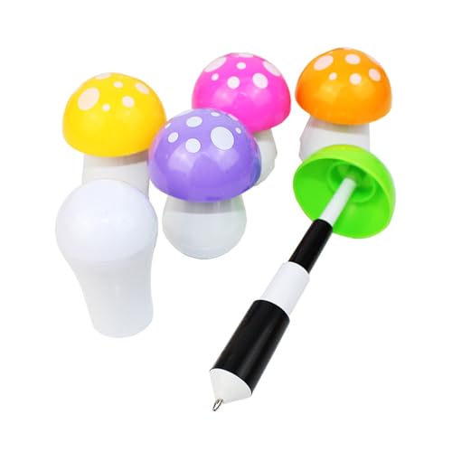 6PCS Teleskop Pilz Kugelschreiber Lustige Schreiben Stift Für Kind Junge Mädchen Student Spiel Belohnung Weihnachten Strumpf Füllstoffe von HNsdsvcd