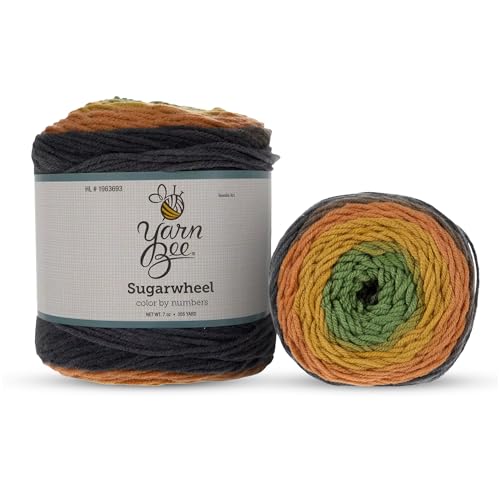 Hobby Lobby Yarn Bee 4 – Mittelgroßes Garn zum Häkeln und Stricken – Weicher Garnknäuel – 300 Meter Acrylgarn für Decken, Hüte und mehr – Bastelbedarf zum Basteln, Malen nach Zahlen von Hobby Lobby