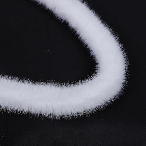 1 stücke 1M Künstliche Nerz Band Trim Bänder DIY Flauschigen Faux Pelz Streifen Für Jacke Decor Nähen Mantel kapuze Kleidung Materialien von HOCEDO