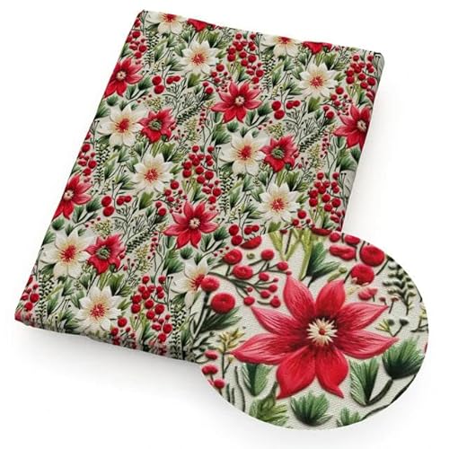 HOCEDO 50 * 145cm Stickerei 3D Stil Druck Blume Polyester Baumwolle Stoff Tissue Nähen Quilten Stoffe Hand DIY Handmade von HOCEDO