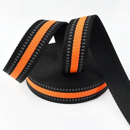 HOCEDO 5/10M 15/20/25mm Reflektierende Polyester Gurtband Tasche Strap Dekor Band Kleidung Bindung Bänder DIY Nähen Zubehör von HOCEDO