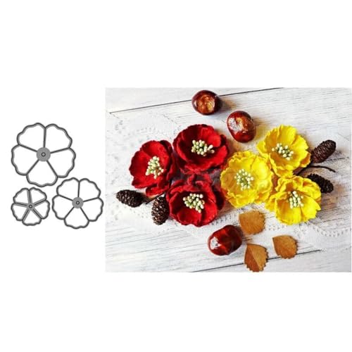 Metall-Stanzformen, Blumen, Scrapbooking, Papier, Bastelschablonen, Basteldekoration, 10 x 8,7 cm Metall-Stanzformen, Blumen, Scrapbooking, Papier, Bastelschablonen, Basteldekoration, 10 x 8,7 cm von HOFALUYUSUN