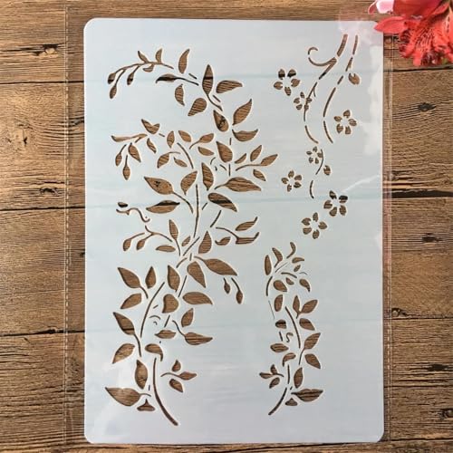 Schablonen zum Malen, A4, 29 x 21 cm, Pfauenfeder, wiederverwendbare Schablonen zum Malen auf Holz, Leinwand, Möbelboden, DIY-Kunstbedarf, Dekor-Stil, M Schablonen zum Malen, A4, 29 x 21 cm, Pfauenfeder, wiederverwendbare Schablonen zum Malen auf Holz, Leinwand, Möbelboden, DIY-Kunstbedarf, Dekor-Stil, M von HOFALUYUSUN