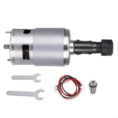 HOHOVYVY CNC 775 Spindelmotor DC 12V-24V 20000RPM Elektromotor Kugellagerspindel von HOHOVYVY