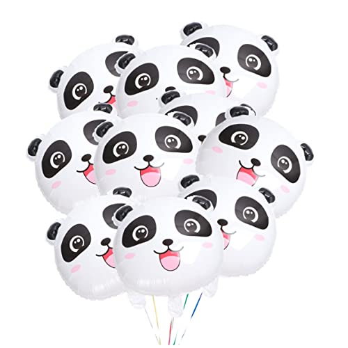 HOLIDYOYO 1 Satz 20St Großer Panda-Aluminiumfolienballon Luftballons tierischer Folienballon Panda-Dekor große ballons party decoration Ballongas Panda Folienballon Partyballon Black von HOLIDYOYO