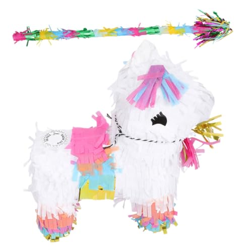 HOLIDYOYO 1 Satz Alpaka-pinata Pinata-spielzeug Brautdusche Pinata Party-dekoration Zum Aufhängen Traditionelle Pinata Hängendes Dekor Geburtstagsfeier Piñata Pinata-party-dekor Papier von HOLIDYOYO