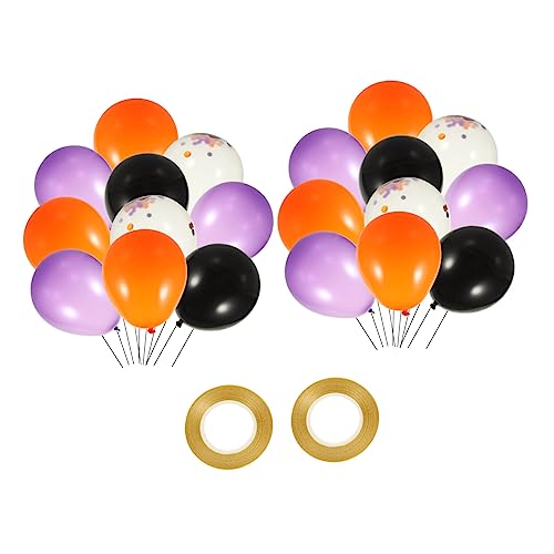 HOLIDYOYO 1 Satz Halloween-Ballon Halloween-Horror Halloween-Partyballons Ballon halloween theme halloween luftballons Halloween-Festival-Ballons einzigartiges Ballondekor Emulsion von HOLIDYOYO