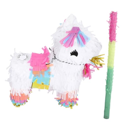 HOLIDYOYO 1 Satz Piñata Dekoration Taco-pinata Plüsch Gefriergetrocknete Süßigkeiten Einzeln Verpackte Bonbons Lutscher Ring Goo Ananas Sensorisches Gummiartig Füllstoffe Papier von HOLIDYOYO