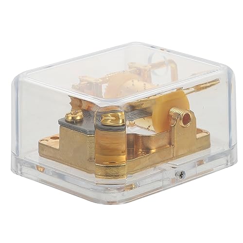 HOLIDYOYO 1 Teilige Box Transparente Spieluhr DIY Musical Mini Spielzeug DIY Spielzeug Geburtstagszubehör Spielzeug Für Kinder Mechanisches Spielzeug Mechanisches Handwerk Desktop von HOLIDYOYO