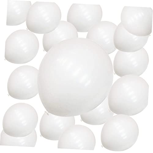 HOLIDYOYO 100pcs Weiße Luftballons Geburtstagsballoons Babyparty Latexballons Party Lieferungen 12 Zoll von HOLIDYOYO