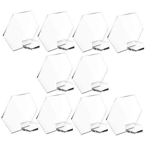 HOLIDYOYO 10St Hochzeit Acrylschilder alles zum geburtstag zeichen Tablett mit Tischdekoration hochzeitsdeko würfelunterlage Sublimationsrohlinge Stuhlreservierungsschilder Transparent von HOLIDYOYO