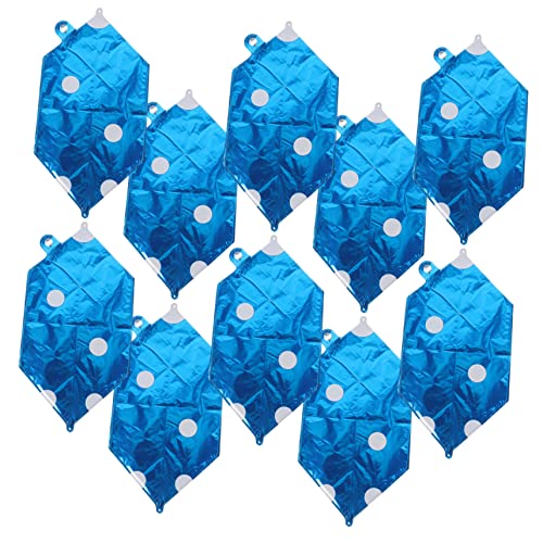 HOLIDYOYO 10St Würfel Ballon Themenpartydekorationen die Partydekoration im Büro party accessoires blaue ballons luftballons Ballongas Dekorationen für -Mottopartys für Erwachsene Blue von HOLIDYOYO