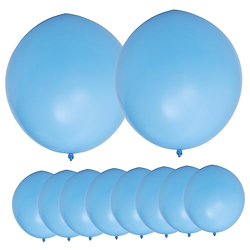 HOLIDYOYO 10st 36 Zoll Großer Ballon Partygeschenke Dekorationen Für Hochzeitszeremonien Bogenballon Hochzeitsdekoration Hochzeitsballons Luftballons Für Hochzeitsfeiern Blue Emulsion von HOLIDYOYO