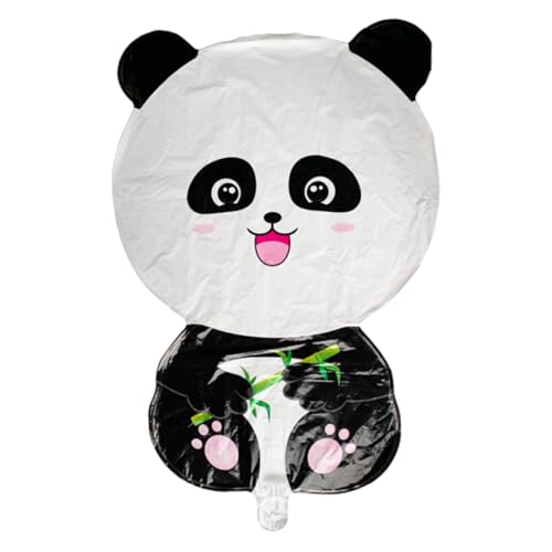 HOLIDYOYO 12 Stück Panda Folienballons Kreative Deko Für Geburtstagsfeiern Partys Und Festivals Ideal Für Und Panda Liebhaber Helium Geeignet Bunte Designs von HOLIDYOYO