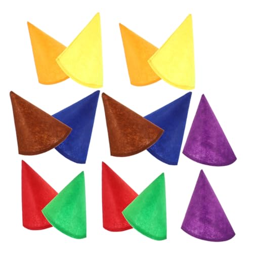 HOLIDYOYO 14 Stück Teiliges Filz Zwergenhüte Bunte Partyhüte aus Weichem Filz für Erwachsene und Bequeme Elf Hüte mit Festlichem Design für Halloween Geburtstagsfeiern und Kostüm Accessoires HOLIDYOYO 14 Stück Teiliges Filz Zwergenhüte Bunte Partyhüte aus Weichem Filz für Erwachsene und Bequeme Elf Hüte mit Festlichem Design für Halloween Geburtstagsfeiern und Kostüm Accessoires von HOLIDYOYO