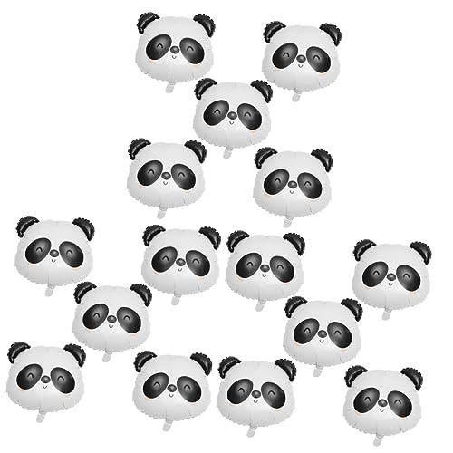 HOLIDYOYO 15 Stk Panda-Ballon Panda-Luftballons exquisites Ballondekor Folienballon-Ornament tierluftballone tier luftballons Ballondekoration bezaubernder Folienballon Aluminiumfolie von HOLIDYOYO