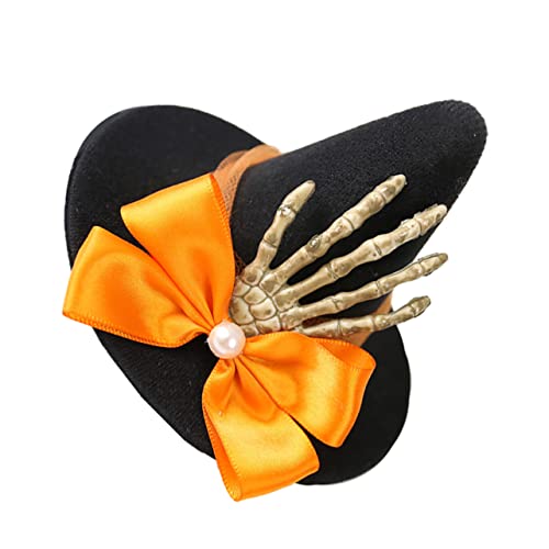 HOLIDYOYO 1Stk Klaue Hexenhut Halloween-Party-Cosplay-Kostüm Halloween-Kostüm halloween haarspangen haarspange halloween Kopfschmuck für Halloween Hexenhut für die Dekoration Gezogenes Tuch von HOLIDYOYO