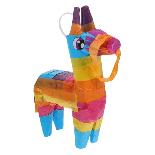 HOLIDYOYO 1Stk Piñata spaß confetti süßigkeiten mitgebsel kinder ruthe faschings Süßigkeitenspielzeug Pinata-Hit-Spielzeug Abs Pinata-Spielzeug aus Papier gefülltes Spielzeug Colorful von HOLIDYOYO