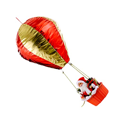 HOLIDYOYO 1stk Weihnachts-heißluftballon Weihnachtsspielzeug Weihnachtsmann Baumschmuck Frohe Weihnachtsverzierung Weihnachtsfest Weihnachtsmann-dekoration Figuren Stoff von HOLIDYOYO