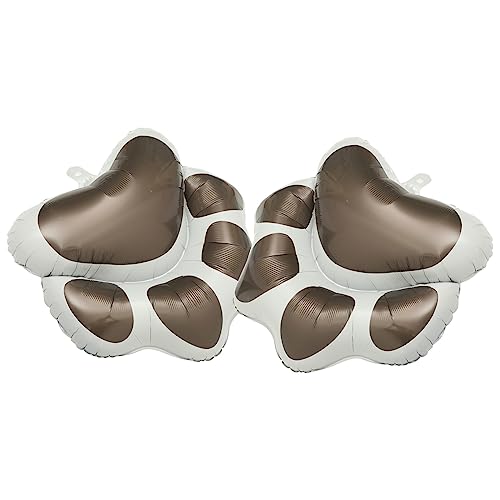 HOLIDYOYO 2 Stück Paw Print Folienballons Für Hundemottopartys Aufblasbare Luftballons Bunten Farben Ideales Party Accessoire Für Hundeliebhaber Und Tierfeierlichkeiten von HOLIDYOYO