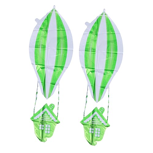 HOLIDYOYO 2st Ballon Luft Größer Helium Maschine Doppelt Aufblasgerät Tragbar Düse Aluminiumfolie Green von HOLIDYOYO