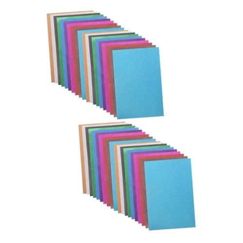 HOLIDYOYO 40 STK Glitzerpapier Papier Selber Machen Glitzerkartonpapier Farbiges Bastelpapier DIY-bastelpapier Dekoratives Papierhandwerk Papier Schneiden Selber Machen Handarbeitspapier von HOLIDYOYO