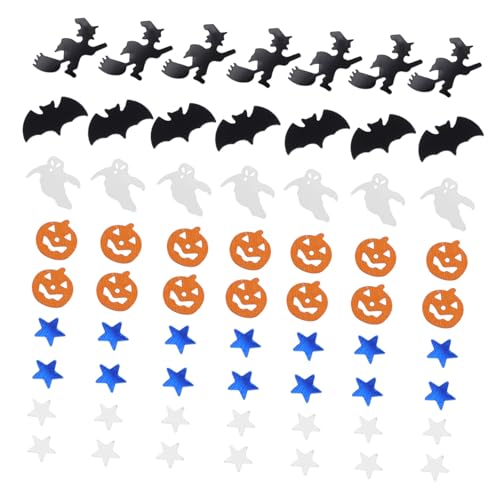 HOLIDYOYO 5 Party Konfetti Halloween-Party-Tasche Taschenfüller für Halloween-Partys Wandaufkleber halloween wanddeko halloween dekoration Festival Konfetti Konfetti-Dekoration Plastik Black von HOLIDYOYO