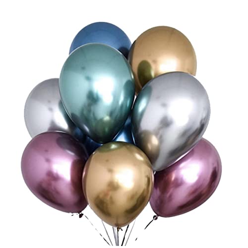 HOLIDYOYO 50 Stück 10 Latexballons Gänseblümchen Ballons Salbei Ballons Ballon-blumenstrauß-kit Partyballons Dekorationen Weiße Luftballons Festivalballons Ballballons von HOLIDYOYO