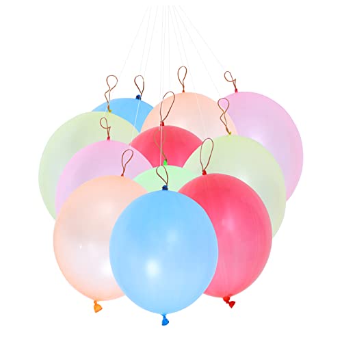 HOLIDYOYO 50 Stück Runde Stanzballons Aus Latex Zufälligen Farben Perfekt Für Geburtstagsfeiern Hochzeiten Und Partydekorationen Glitzer Luftballons Und Pastellfarben Für Kreative von HOLIDYOYO