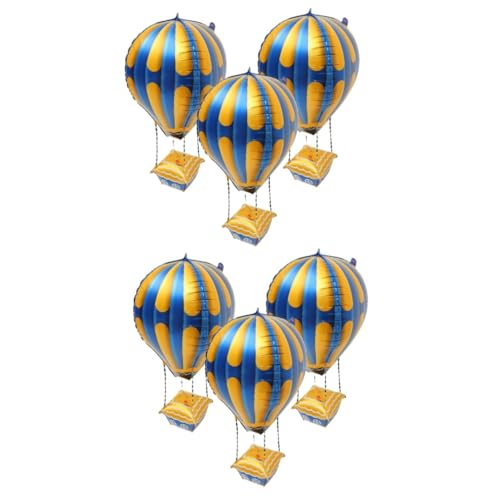 HOLIDYOYO 8 Stk Heißluftballon Hasen Dekorationen Geburtstagsfeier Hasenballon Hochzeitsdeko hochzeits dekoration luftballons Ballongas Partyzubehör Geburtstagsparty liefert Aluminiumfolie von HOLIDYOYO