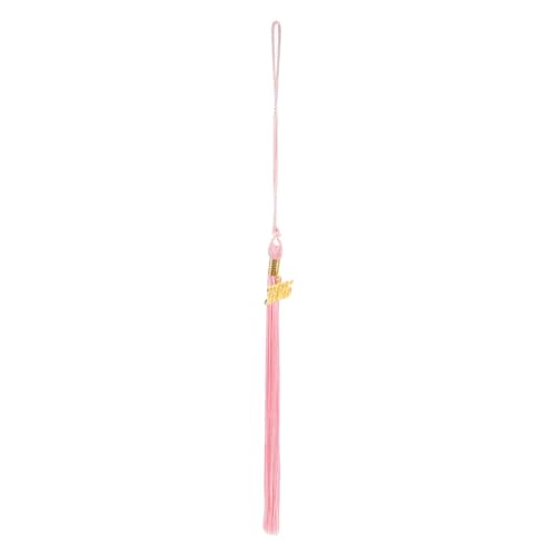 HOLIDYOYO Abschluss Tassels Akademische Abschlusskapitelle Quasten Mit 2025 Gold Charme Für Graduierten -Hut -Zeremonien Accessoires Pink von HOLIDYOYO