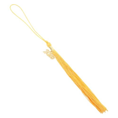 HOLIDYOYO Abschluss Tassels Akademische Abschlusskapitelle Quasten Mit 2025 Gold Charme Für Graduiertenhut -Zeremonien Accessoires Golden von HOLIDYOYO