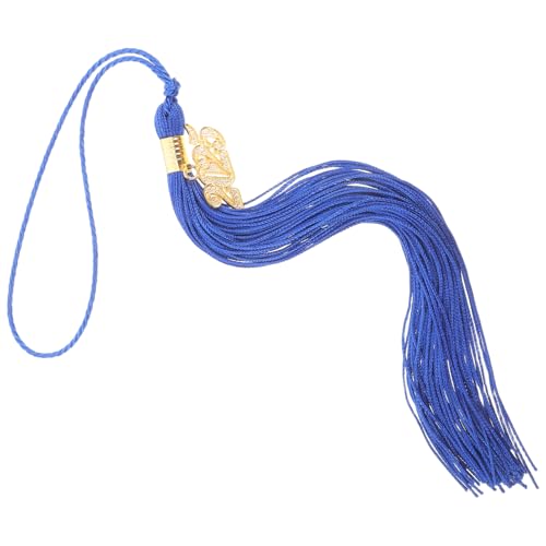 HOLIDYOYO Abschluss Tassels Akademische Abschlusskappe Quaste Quaste Mit 2025 Gold Charme Für Absolventenhut -Zeremonien Accessoires Blau von HOLIDYOYO