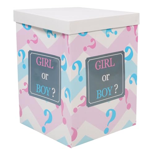 HOLIDYOYO Ballonbox Zur Geschlechtsoffenbarung – Partyzubehör Für Mädchen Oder Jungen Baby-Geschlechtsoffenbarung Blau-Rosa Babyparty-Geschlechtsoffenbarung Diy-Dekorationen von HOLIDYOYO