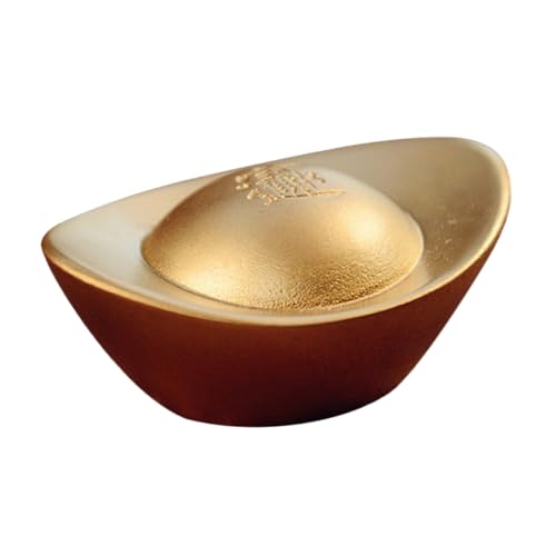 HOLIDYOYO Barren Feng Stand Mini-kuhglocken Halskettenketten Für Die Schmuckherstellung Kettenmasse Geld Dekoration Handrufglocke Mini-handglocke Glockenspiel Staffelei Stehen Golden Messing von HOLIDYOYO