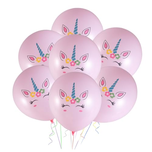 HOLIDYOYO Bunte Einhorn Latexballons Für Geburtstagsparty Hochzeit Und Weihnachten Hellrosa Partyballons Dekorationsballons Luftballons Für Festlichkeiten von HOLIDYOYO