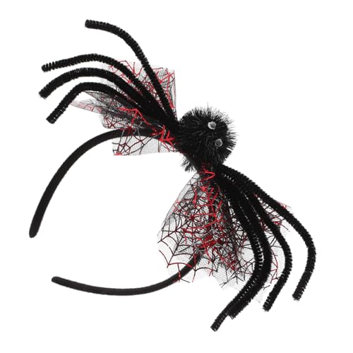 HOLIDYOYO Halloween-kopfschmuck Spinnen Stirnbänder Halloween-kopfbedeckung Für Erwachsene Karneval Haarband Halloween-haarband Haarbänder Für Erwachsene Dekorative Stirnbänder Black Plastik von HOLIDYOYO