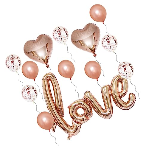 HOLIDYOYO Hochzeitsballon Set Mit Und Aluminiumfolie 1 Set Verschiedenen Farben Für Elegante Partydekoration Inklusive Ballonständer Und Buchstabenballons Zur Individuellen von HOLIDYOYO